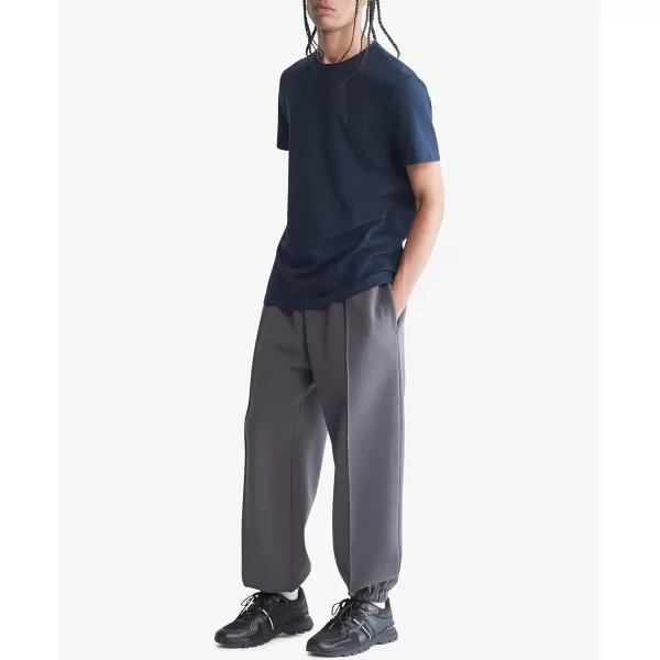 Calvin Klein Mens Move Tech Pique TShirtDark Sapphire