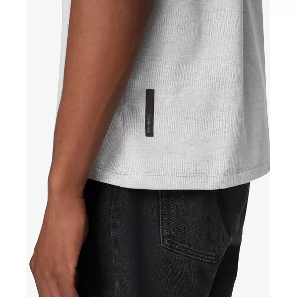 Calvin Klein Mens Move Tech Pique TShirtHeroic Grey Heather