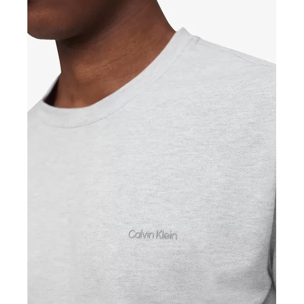 Calvin Klein Mens Move Tech Pique TShirtHeroic Grey Heather