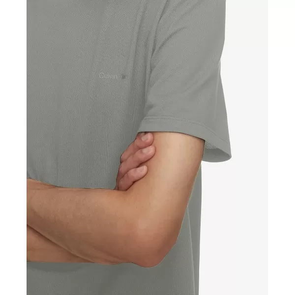 Calvin Klein Mens Move Tech Pique TShirtShadow