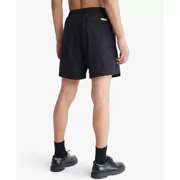 Calvin Klein Mens Poplin ShortBlack Beauty