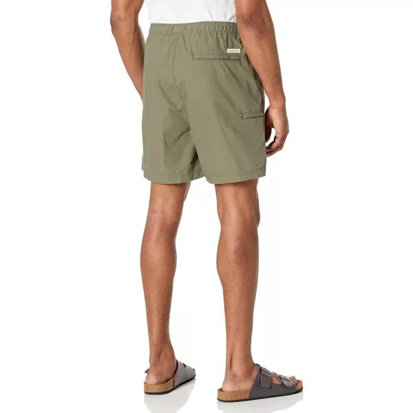 Calvin Klein Mens Poplin ShortDusty Olive