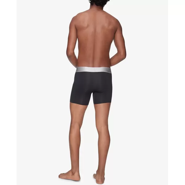 Calvin Klein Mens Reconsidered Steel Micro 3Pack Boxer BriefSnow Cone Natural Gray Black