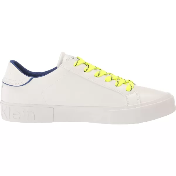 Calvin Klein Mens Reon BootsWhiteBlueNeon Yellow 142