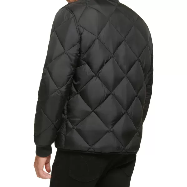 Calvin Klein Mens Reversible Diamond Quilted JacketBlack