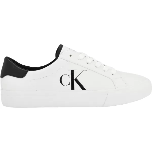 Calvin Klein Mens Rex SneakerWhiteBlack