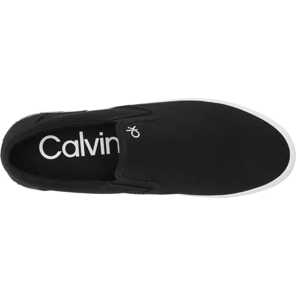 Calvin Klein Mens Ryor SneakerBlack Canvas 962