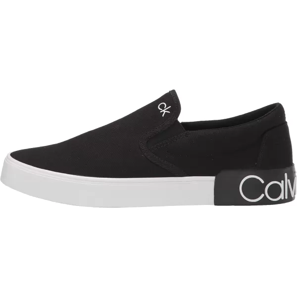 Calvin Klein Mens Ryor SneakerBlack Canvas 962