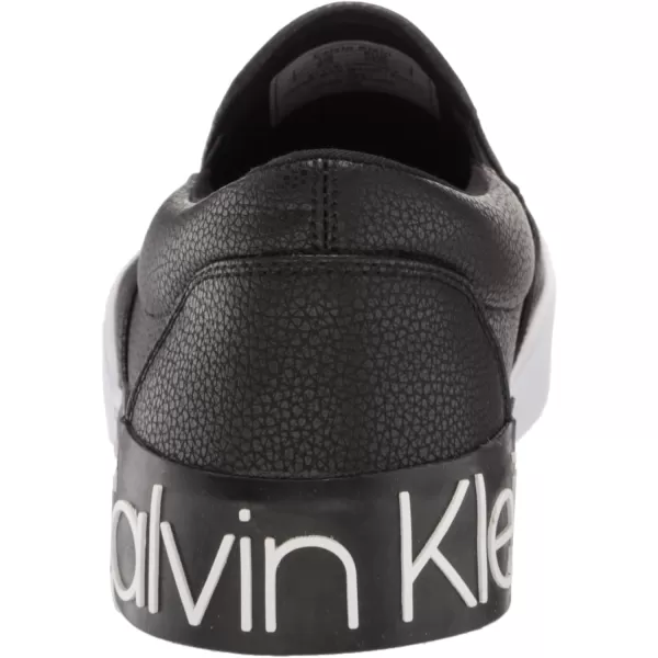 Calvin Klein Mens Ryor SneakerBlack Tumbled Leather 004