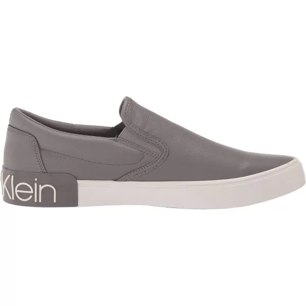 Calvin Klein Mens Ryor SneakerGrey Leather 030