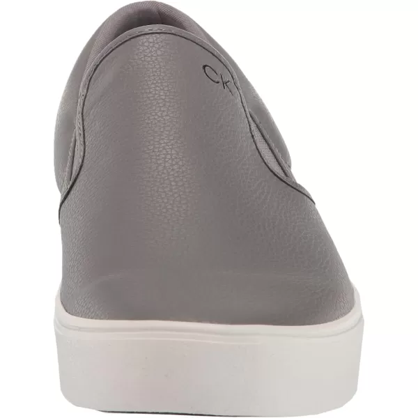 Calvin Klein Mens Ryor SneakerGrey Leather 030