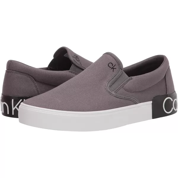 Calvin Klein Mens Ryor SneakerSlate Grey Canvas 033