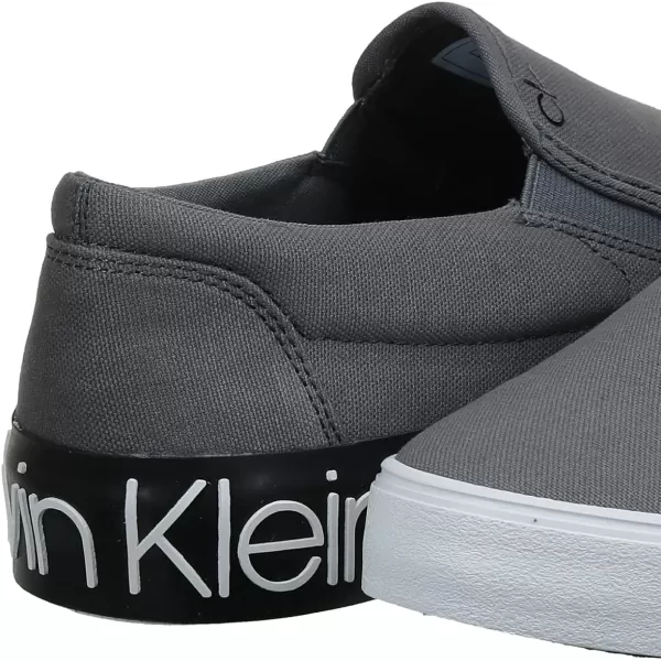 Calvin Klein Mens Ryor SneakerSlate Grey Canvas 033