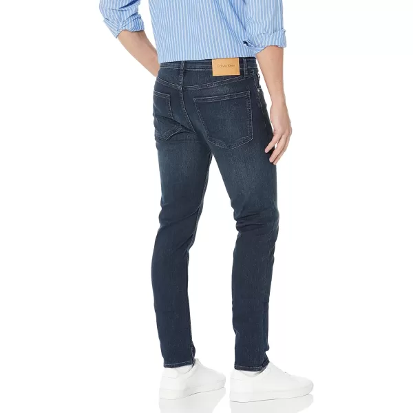 Calvin Klein Mens Skinny Fit JeansBoston Blue Black