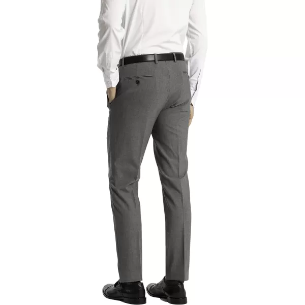 Calvin Klein Mens Skinny Fit Stretch Dress PantLight Gray