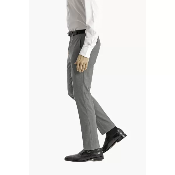 Calvin Klein Mens Skinny Fit Stretch Dress PantLight Gray