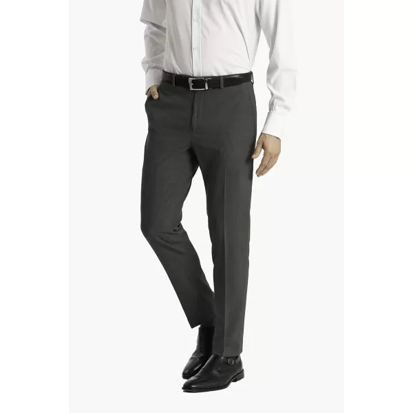 Calvin Klein Mens Skinny Fit Stretch Dress PantMedium Gray