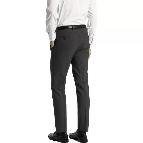 Calvin Klein Mens Skinny Fit Stretch Dress PantMedium Gray