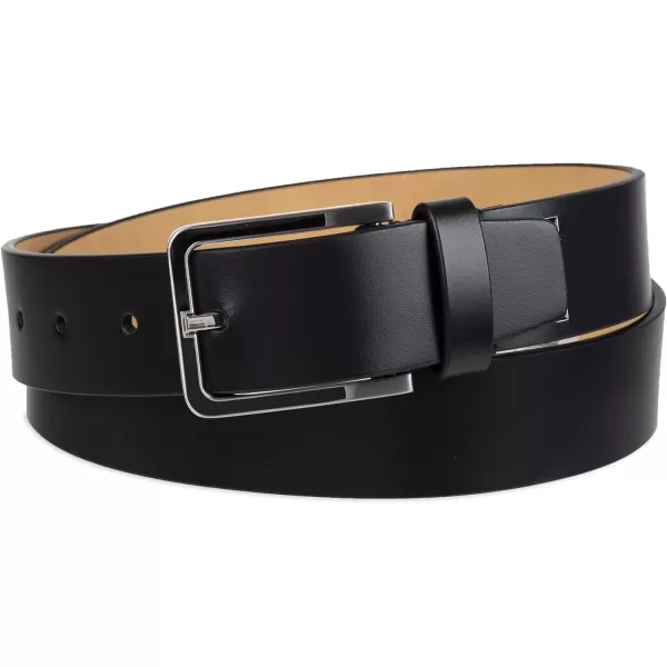 Calvin Klein Mens Sleek Modern Dress BeltDeep Black