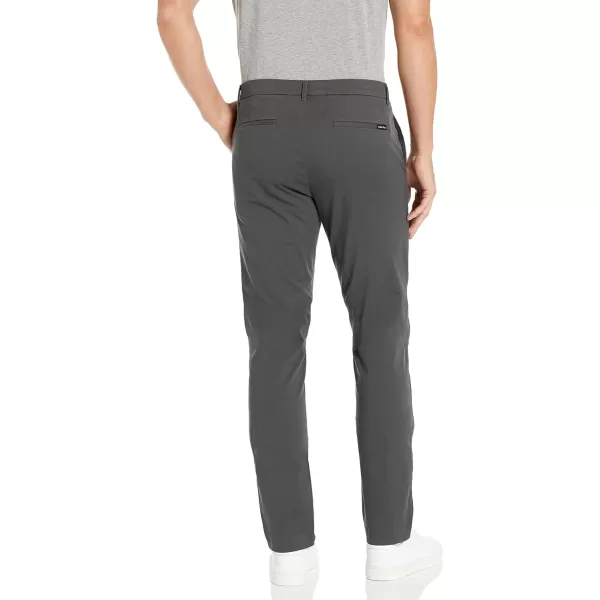 Calvin Klein Mens Slim Fit Infinite Flex ChinosAsphalt