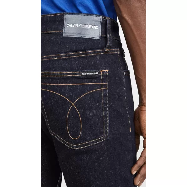 Calvin Klein Mens Slim Fit JeanAustin Blue Rinse