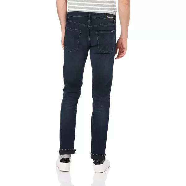 Calvin Klein Mens Slim Fit JeanBoston Blue Black