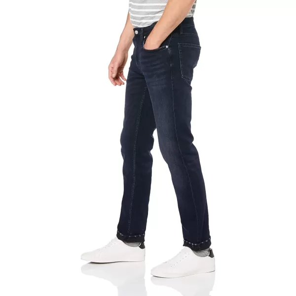 Calvin Klein Mens Slim Fit JeanBoston Blue Black