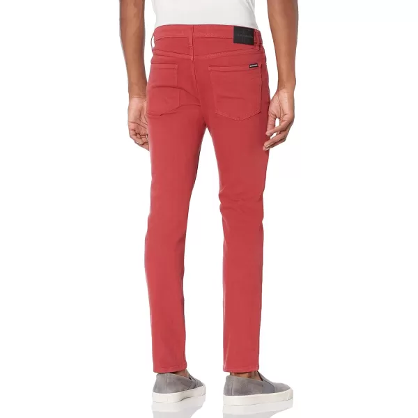 Calvin Klein Mens Slim Fit JeanGarnet