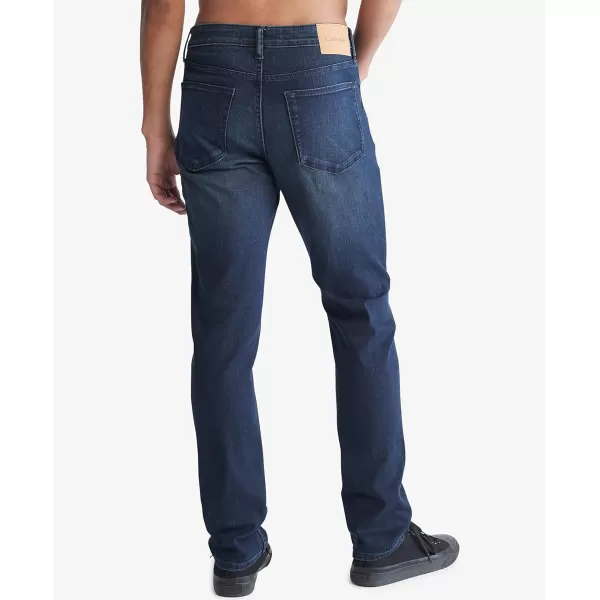 Calvin Klein Mens Slim Fit JeansBoston Blue Bla