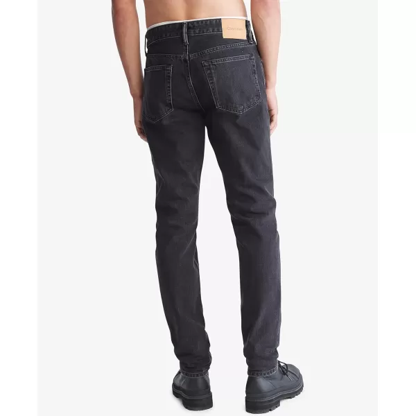 Calvin Klein Mens Slim Fit JeansCk Essential Black