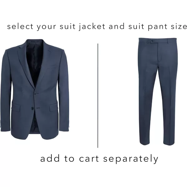 Calvin Klein Mens Slim Fit Suit SeparatesSuit Jacket Blue