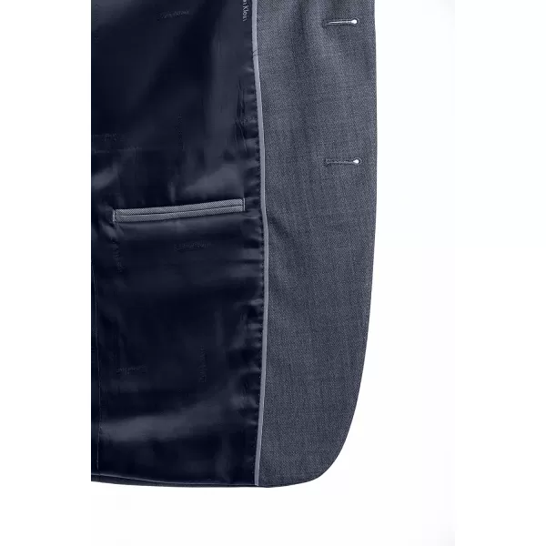 Calvin Klein Mens Slim Fit Suit SeparatesSuit Jacket Blue