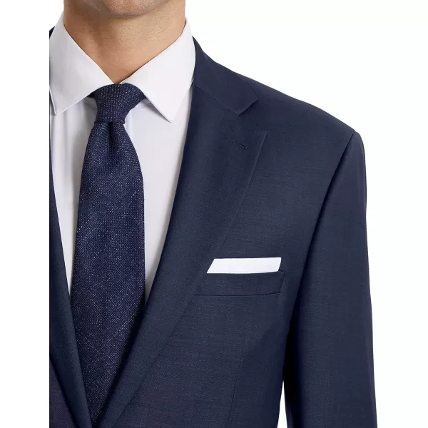 Calvin Klein Mens Slim Fit Suit SeparatesSuit Jacket Blue Twill