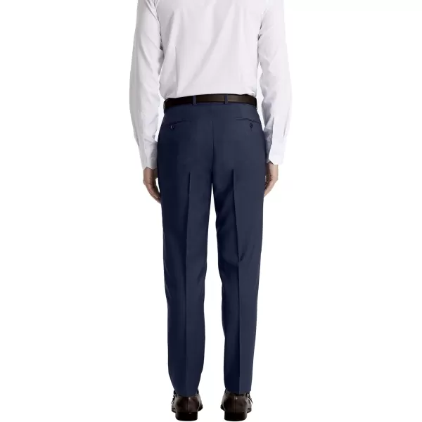 Calvin Klein Mens Slim Fit Suit SeparatesSuit Pants Blue Twill