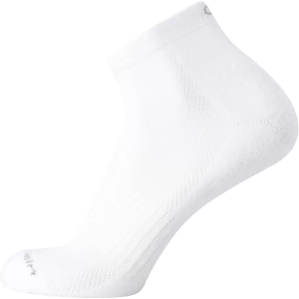 Calvin Klein Mens Socks  Athletic Cushioned Quarter Cut Ankle Socks 12 PackAll White