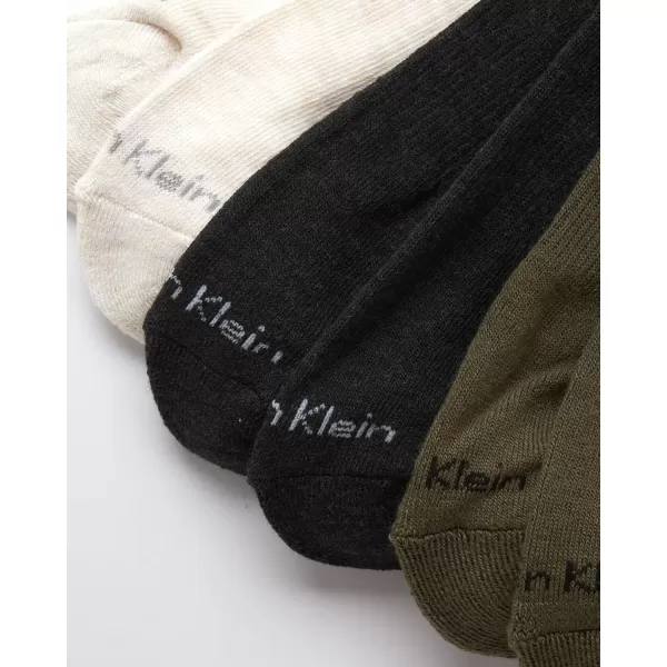 Calvin Klein Mens Socks  Athletic Cushioned Quarter Cut Socks 6 PackKalamata Assorted