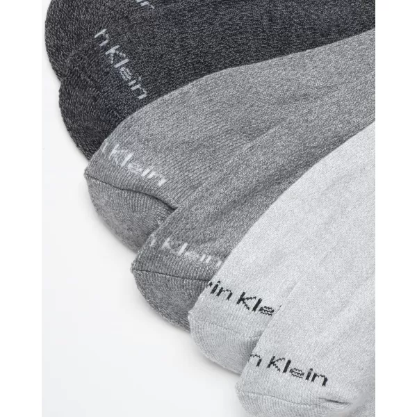 Calvin Klein Mens Socks  Cushioned Above Ankle Athletic MiniCrew Socks 6 PackGrey