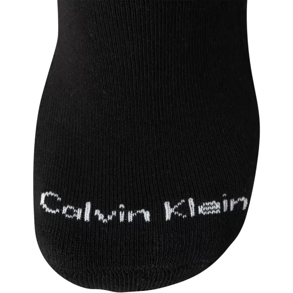 Calvin Klein Mens Socks  Cushioned Above Ankle Athletic MiniCrew Socks 6 PackGreyBlack