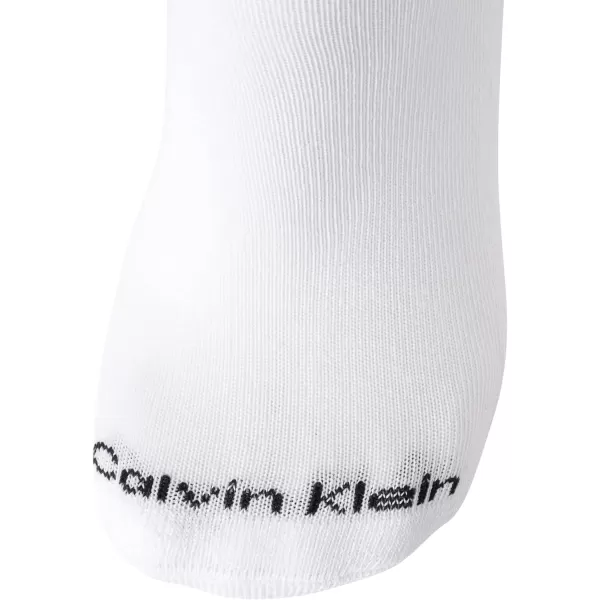 Calvin Klein Mens Socks  Cushioned Above Ankle Athletic MiniCrew Socks 6 PackWhite