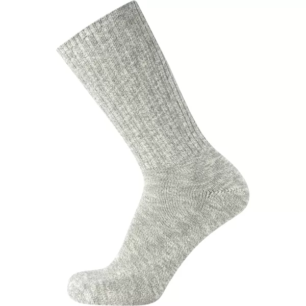 Calvin Klein Mens Socks  Lightweight Cotton Blend Crew Socks 3 PackCharcoalBlackOxford