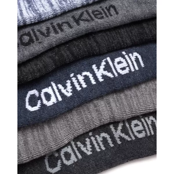 Calvin Klein Mens Socks  Lightweight No Show Ankle Socks 6 PackAssorted