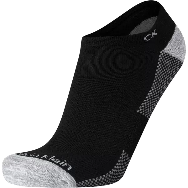 Calvin Klein Mens Socks  Lightweight No Show Ankle Socks 6 PackBlack