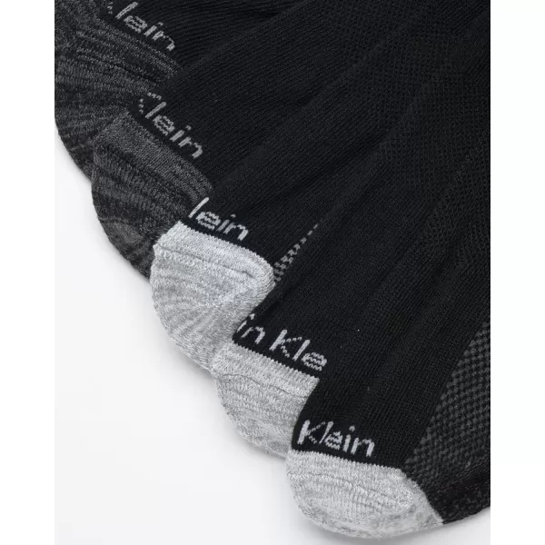 Calvin Klein Mens Socks  Lightweight No Show Ankle Socks 6 PackBlack