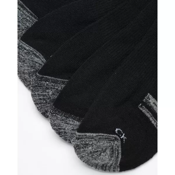 Calvin Klein Mens Socks  Lightweight No Show Ankle Socks 6 PackBlack Assorted