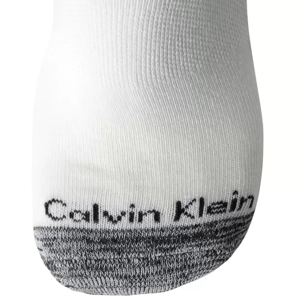 Calvin Klein Mens Socks  Lightweight No Show Ankle Socks 6 PackWhite