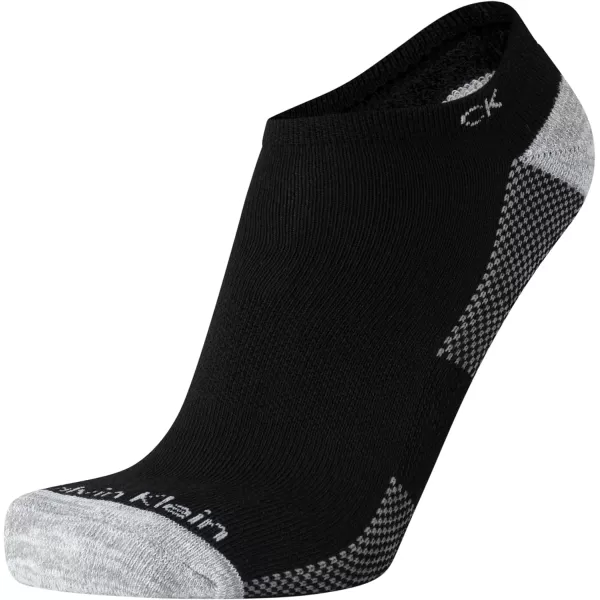 Calvin Klein Mens Socks  Lightweight No Show Socks 12 PackBlack