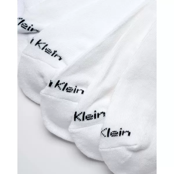 Calvin Klein Mens Socks  Lightweight No Show Socks 12 PackWhite