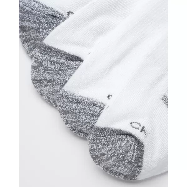 Calvin Klein Mens Socks  Lightweight No Show Socks 12 PackWhite Assorted