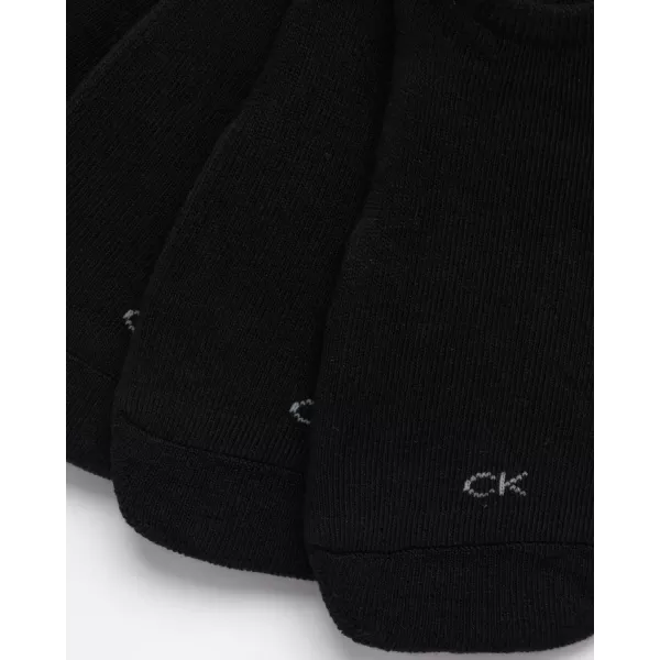 Calvin Klein Mens Socks  Low Cut Ankle Socks 12 PackAll Black