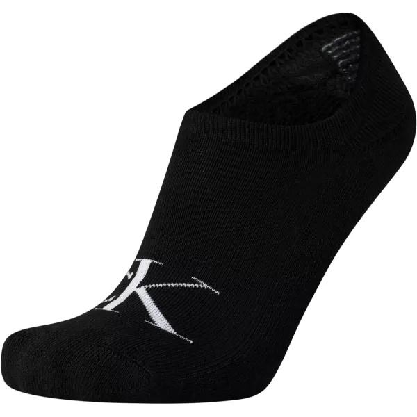 Calvin Klein Mens Socks  Low Cut Ankle Socks 12 PackBlack Logo